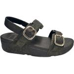 Svarta Sandaletter med kilklack från FitFlop på rea för Damer 