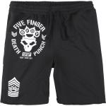 Svarta Five Finger Death Punch Shorts i Storlek XL 