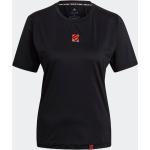 Svarta Tränings t-shirts från adidas i Storlek XL för Damer 