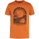 Orange Tränings t-shirts från Fjällräven för Herrar 