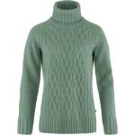 Höst Gröna Kabelstickade tröjor från Fjällräven i Storlek XL för Damer 