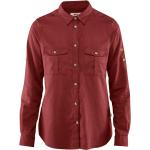 Hallonröda Långärmade Långärmade skjortor från Fjällräven på rea i Storlek XL för Damer 