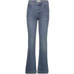 Blåa High waisted jeans från Gina Tricot i Storlek L 