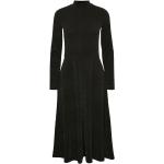 Vinter Vadlånga Svarta Långärmade Mönstrade klänningar med glitter från InWear på rea i Storlek XL för Damer 