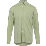Ljusgröna Långärmade Långärmade skjortor från FLY 3 på rea i Storlek S med Button down i Bomull för Herrar 
