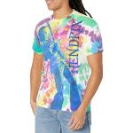 Batik-mönstrade Kortärmade Jimi Hendrix Kortärmade T-shirts från Liquid Blue i Storlek L för Damer 