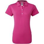 FootJoy Stretch Pique Solid Dam, S, Hot Pink