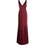 Röda Ärmlösa V-ringade klänningar på rea i Storlek 3 XL med V-ringning för Damer 