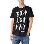 Svarta Fortnite T-shirts i Storlek S för Herrar 