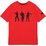 Fortnite Dance Moves T-shirt, barn, röd, officiell handelsvara, röd, 134/140 cm