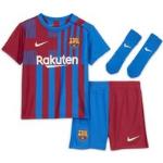 Fotbollsställ FC Barcelona 2021/22 Home för baby/små barn - Blå