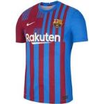 Blåa FC Barcelona Fotbollströjor från Nike Dri-Fit på rea för Herrar 