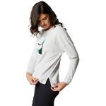 Ljusgråa Långärmade Långärmade T-shirts från FOX för Damer 