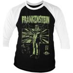 Frankenstein Retro Baseball 3/4 Sleeve Tee, Long Sleeve T-Shirt