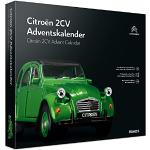Citroen 2CV Adventskalender grün, Metall Modellbau