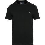 Svarta Kortärmade Kortärmade T-shirts från Fred Perry i Storlek XXL i Bomull för Herrar 
