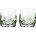 Smaragdgröna Vattenglas i Glas 