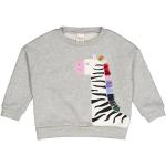 Freds World Sweatshirt - Zebra - Pale GrÃ¥marl