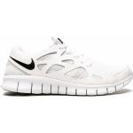 Vita Låga sneakers från Nike Free Run 2 med Snörning med rundad tå i Gummi för Flickor 