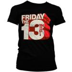 Friday The 13th Block Logo Girly Tee, T-Shirt