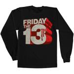 Friday The 13th Block Logo Long Sleeve Tee, Long Sleeve T-Shirt