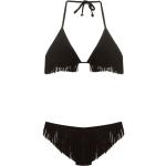 Svarta Halterneck bikinis med fransar från Amir Slama för Damer 