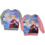 Gråa Frozen Elsa Sweatshirts för barn i Polyester 