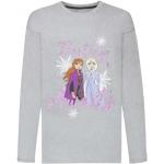 Gråa Frozen Sweatshirts för Flickor med glitter i Bomull från joom.com/sv 