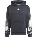 Svarta Tränings hoodies från adidas Icon på rea för Herrar 