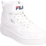 Vita Höga sneakers från Fila FX Ventuno i storlek 31 med Kardborreknäppning för Barn 