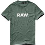 Ekologiska Gröna Kortärmade Kortärmade T-shirts från G-Star på rea i Storlek M i Denim för Herrar 