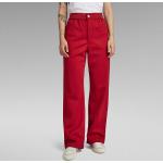 Röda High waisted jeans från G-Star på rea i Storlek M för Damer 