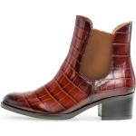 Konjakbruna Ankle-boots från Gabor i Läder för Damer 