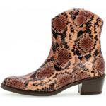Flerfärgade Cowboy-boots från Gabor med Klackhöjd 5cm till 7cm i Läder för Damer 