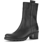 Svarta Ankle-boots från Gabor i Läder för Damer 