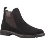 Svarta Chelsea-boots från Gabor på rea med Klackhöjd 3cm till 5cm i Mocka för Herrar 