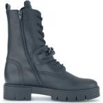 Svarta Ankle-boots från Gabor med Snörning i Läder för Damer 
