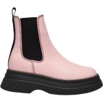 Sommar Rosa Chelsea-boots från Ganni på rea med Klackhöjd till 3cm i Syntet för Damer 