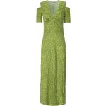 Maxilånga Prickiga Gröna Prickiga klänningar från Ganni på rea med V-ringning i Polyester för Damer 