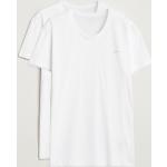 Vita T-shirts med tryck från Gant 2 delar i Storlek M med Rund ringning för Herrar 