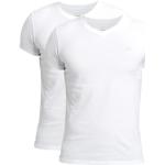 Vita T-shirts stora storlekar från Gant i Storlek XL med V-ringning för Damer 