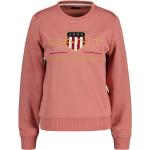 Streetwear Rosa Tränings hoodies från Gant Shield på rea i Storlek XS i Jerseytyg för Damer 