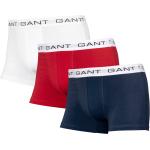 Vita Boxershorts från Gant på rea 3 delar i Storlek S för Herrar 