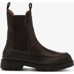 Mörkbruna Chelsea-boots från Gant Prepnovo i storlek 37 med Klackhöjd till 3cm i Läder för Damer 