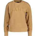 Beige Tränings hoodies från Gant på rea i Storlek XS i Bomullsblandning för Damer 