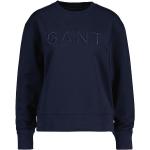 Blåa Tränings hoodies från Gant på rea i Storlek XS i Bomullsblandning för Damer 