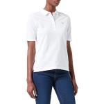 Vita T-shirts stora storlekar från Gant i Storlek S för Damer 