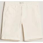 Krämfärgade Chino shorts från Gant i Bomull för Herrar 