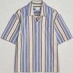 Randiga Flerfärgade Kortärmade Kortärmade skjortor från Gant i Storlek M i Bomull för Herrar 