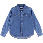 Blåa Jeansskjortor för barn från Gant i Storlek 170 i Denim 